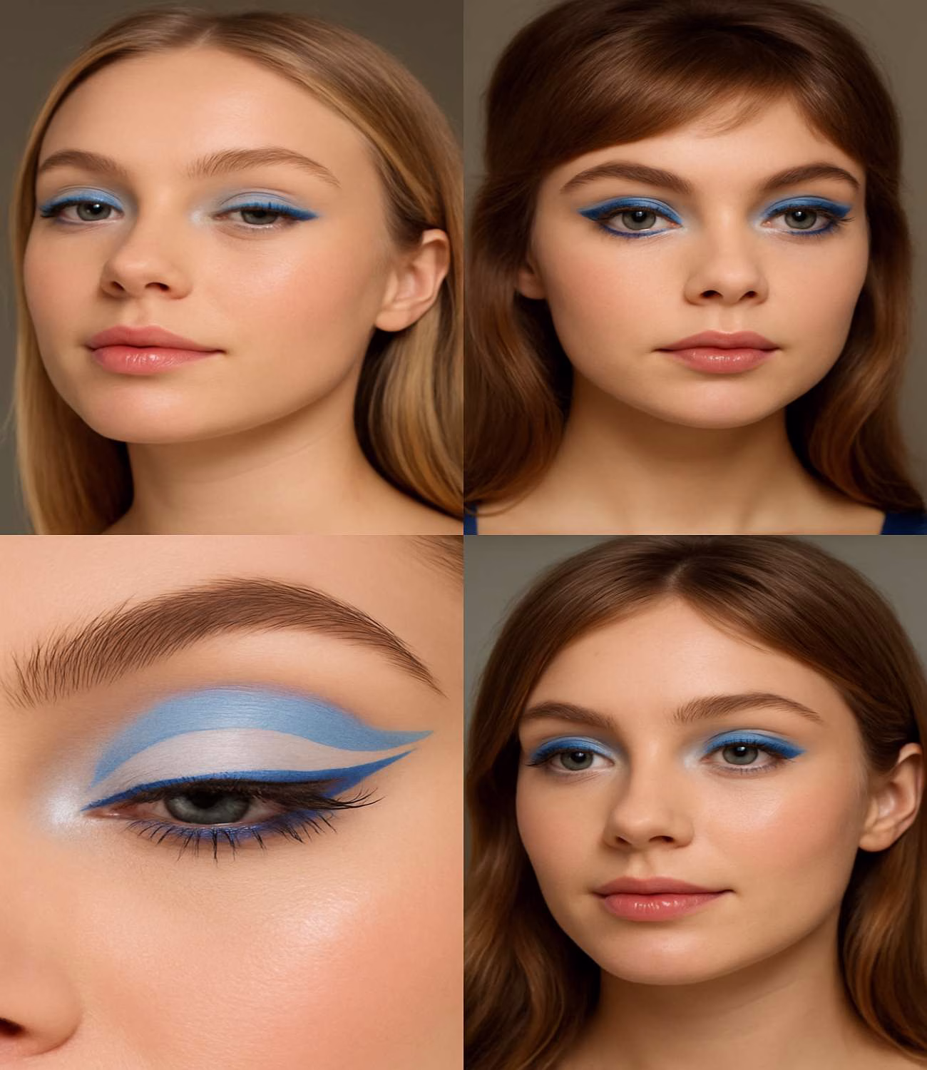 Blue Eyeshadow Is Trending