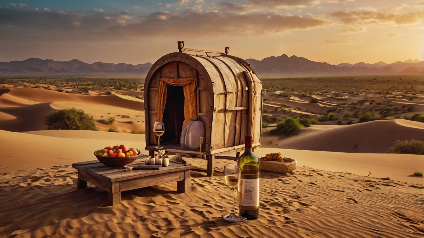 "The Desert Pours a Glass: Wine and Wonder in Rajasthan" Wine and Wonder in Rajasthan