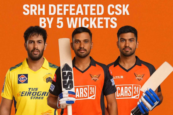 IPL Match Result, SRH defeated CSK by 5 wickets 🏏ipl-match-result-2025-srh-defeated-csk
